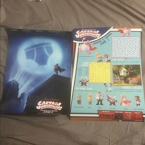 Captain Underpants Movie Poster 13.5x20 2017